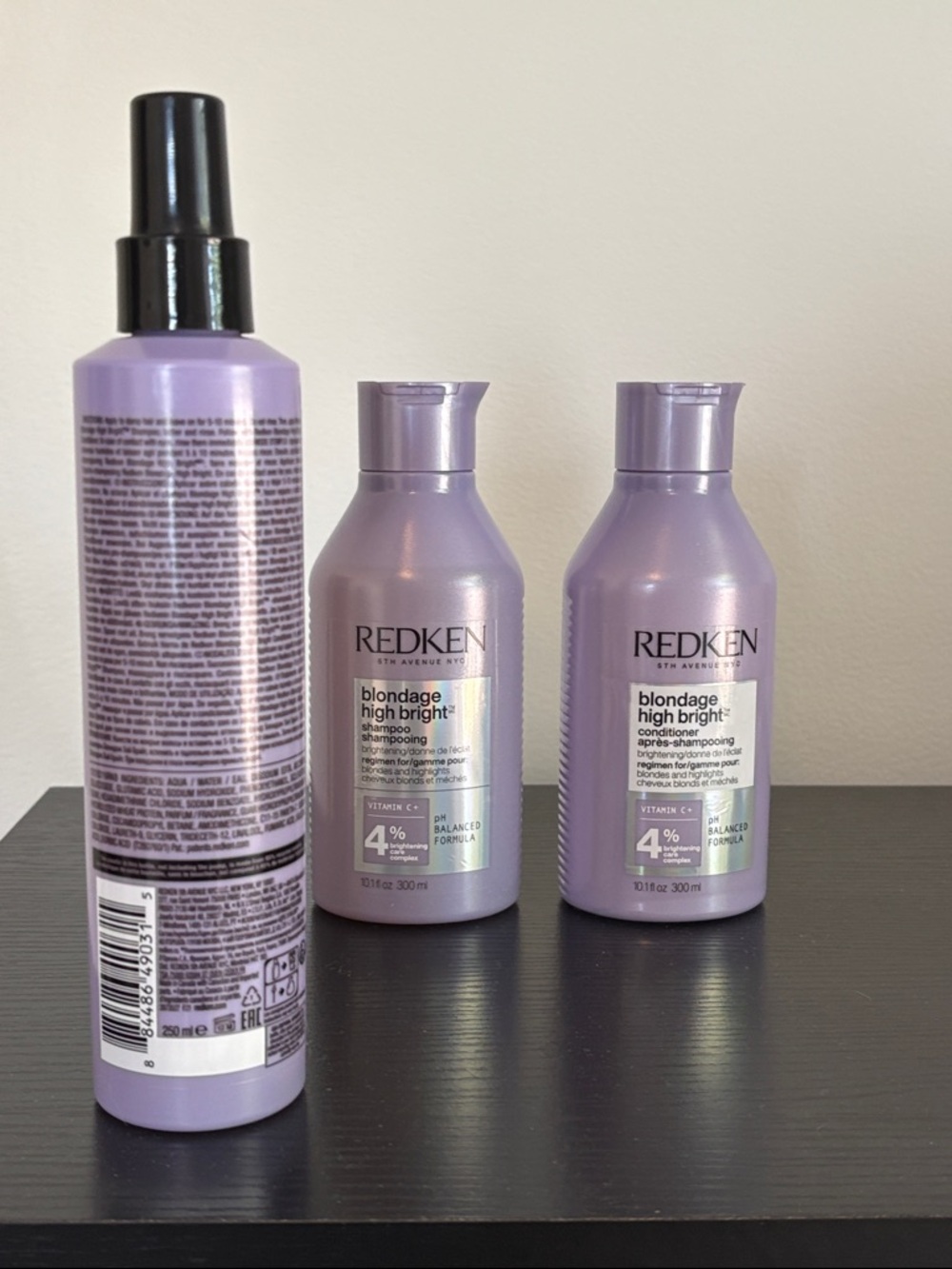 NWT Redken Blondage High Bright Trio - Brightening Hair Care Set - Full Size - Picture 7 of 10